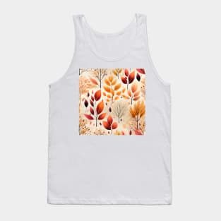 Autumn Leaves Pattern 17 Tank Top